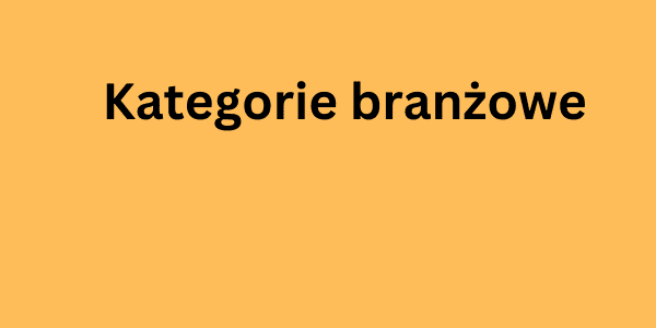 Kategorie branżowe