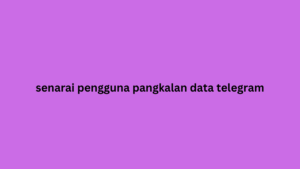 senarai pengguna pangkalan data telegram 