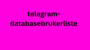 telegram-databasebrukerliste