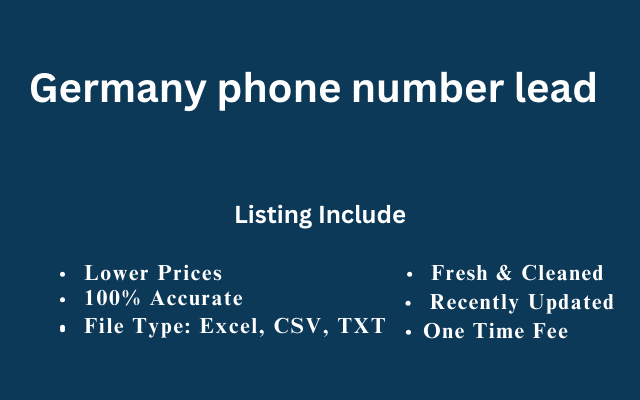 Germany phone number lead