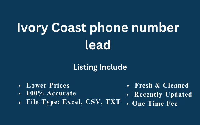 Ivory Coast phone number lead