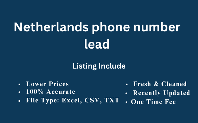 Netherlands phone number lead