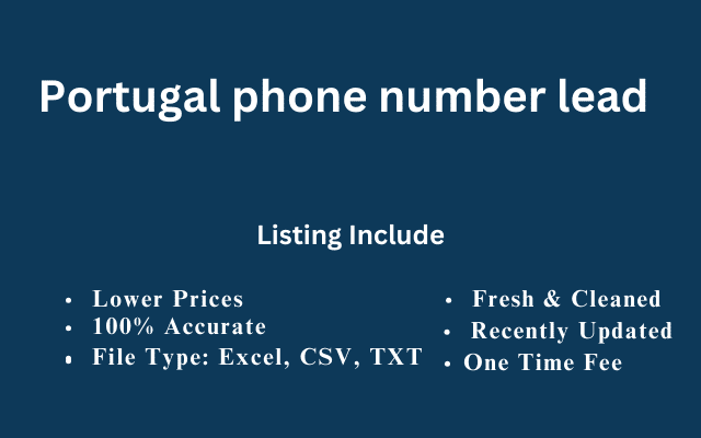 Portugal phone number lead