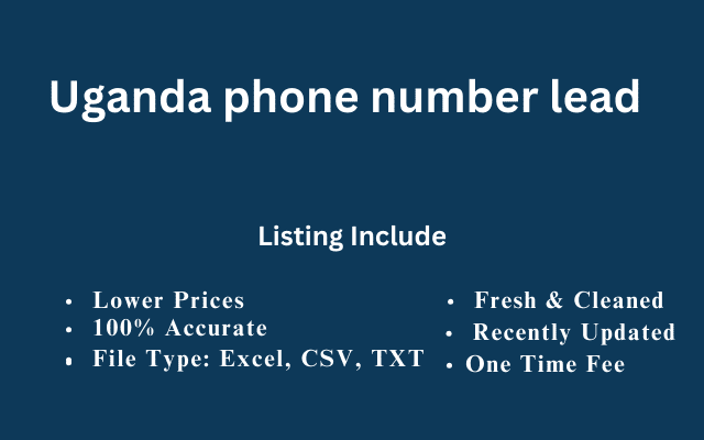 Uganda phone number lead